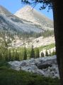 Camp 5 * View from Camp 5 toward Dusy Branch * 488 x 650 * (124KB)