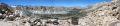 Kearsarge Pass * Panorama from the Summit of Kearsarge Pass * 2752 x 600 * (461KB)