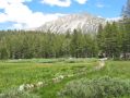 Muir Ranch * Heading north from Muir Trail Ranch toward Sally Keyes Lakes.  All restocked with food! * 866 x 650 * (226KB)
