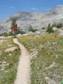 Near Palisade Lake * Approaching Palisade Lakes * 488 x 650 * (129KB)