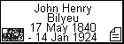 John Henry Bilyeu