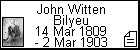 John Witten Bilyeu