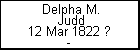 Delpha M. Judd