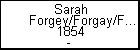 Sarah Forgey/Forgay/Forgy