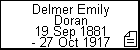 Delmer Emily Doran