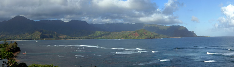 Hanelei Bay, Kauai (43k)